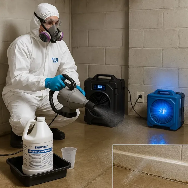 Sanitization and Odor Removal process in Becket, MA