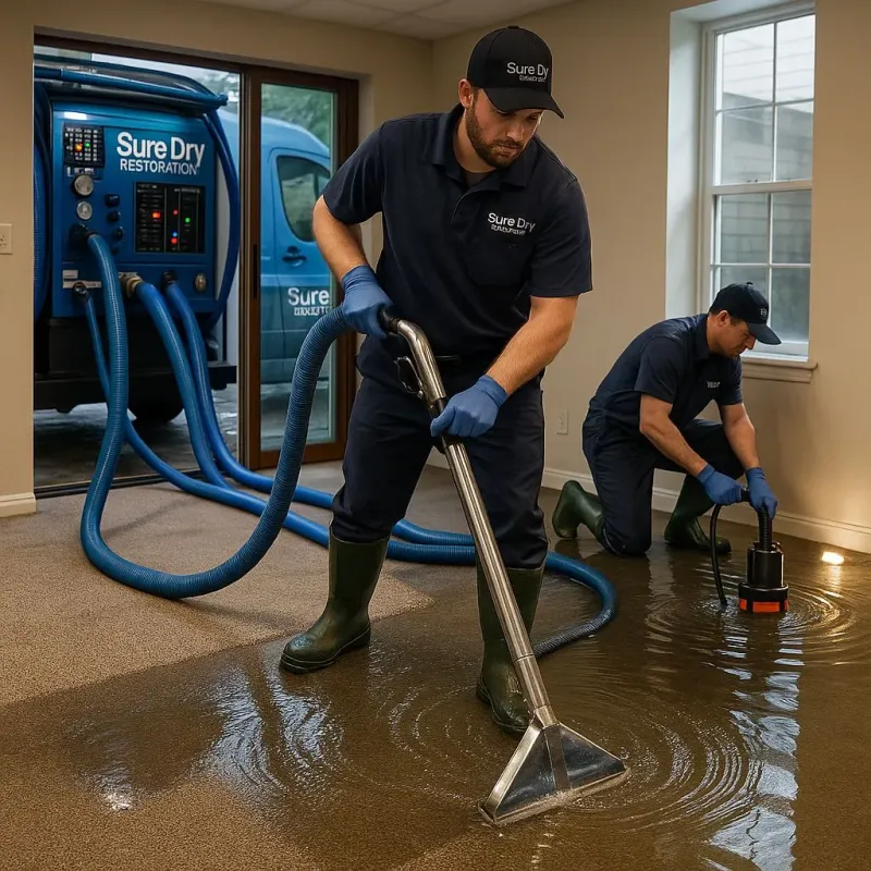 Water Extraction and Removal process in Becket, MA